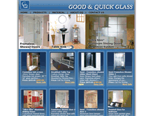 Tablet Screenshot of goodandquickglass.com